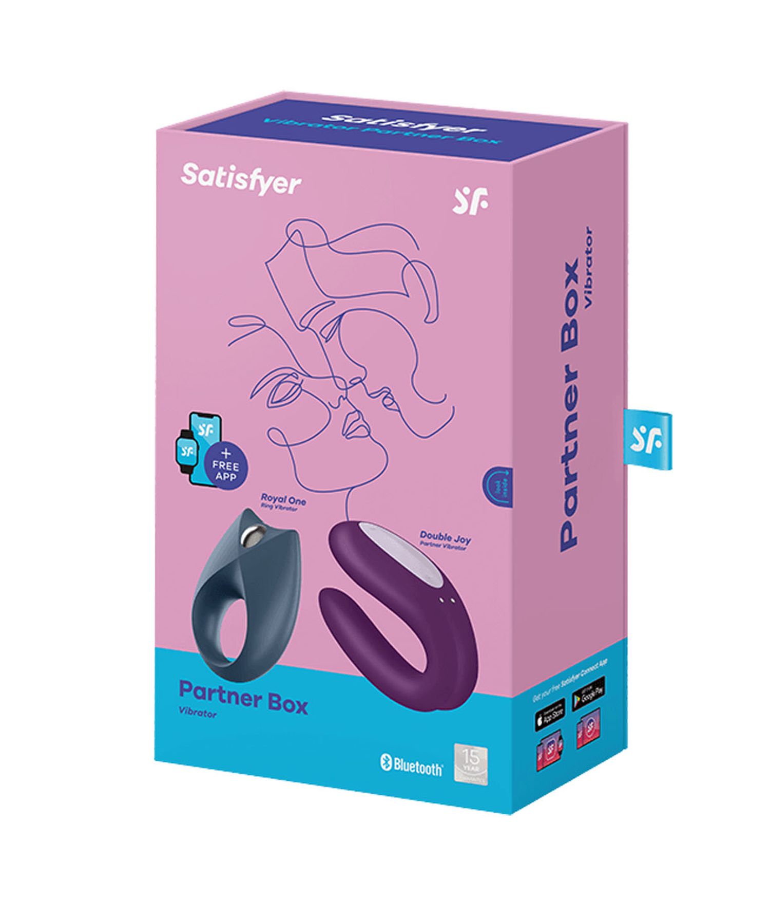 Satisfyer Partner Box 2 (Double Joy + Royal One) - Zestaw wibratorów dla par ▶️▶️ DYSKRETNIE ▶️ GWARANCJA ▶️ PRZESYŁKA 24h ▶️