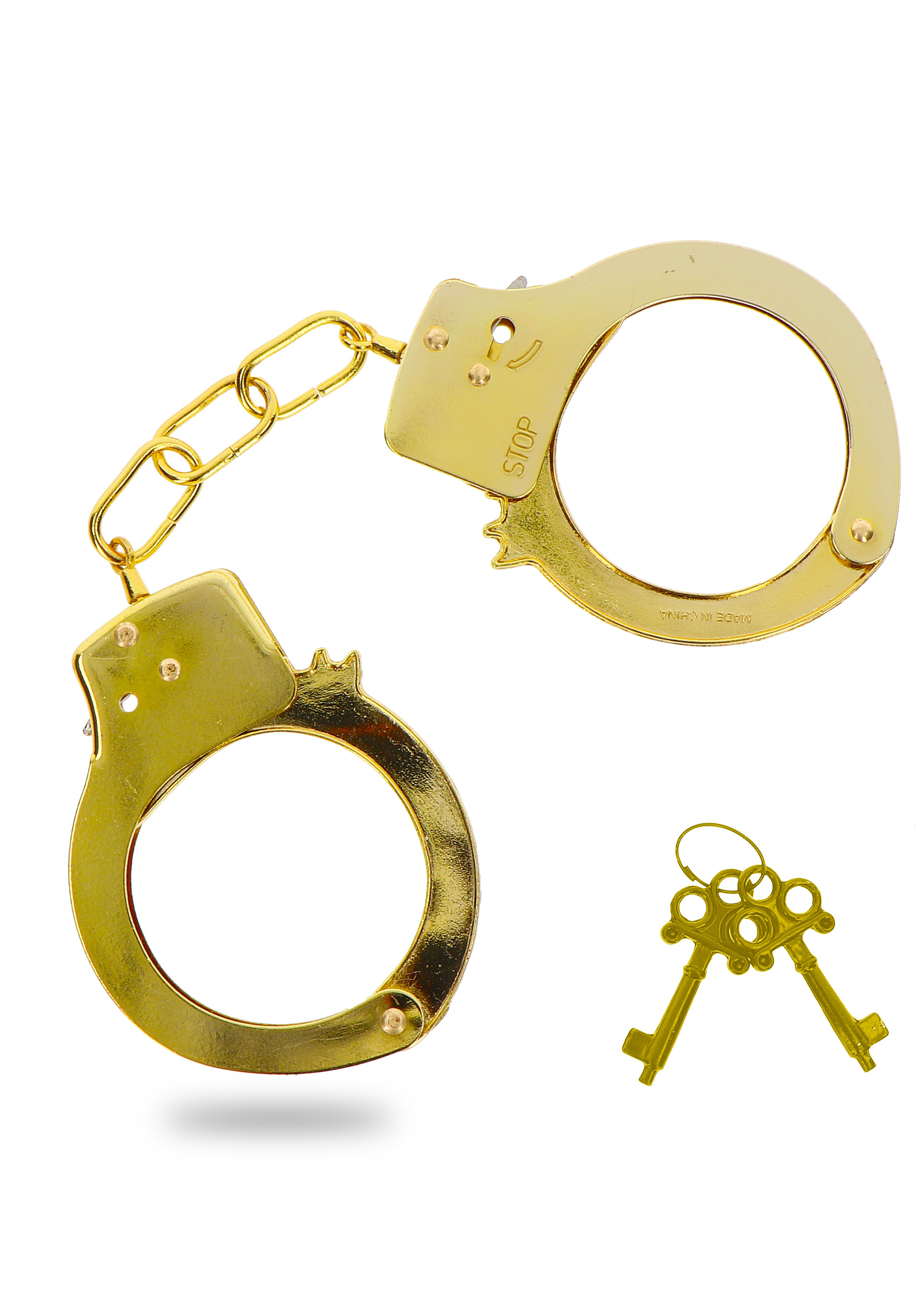 ToyJoy metal handcuffs - Kajdanki, Złoty ▶️▶️ DYSKRETNIE ▶️ GWARANCJA ▶️ PRZESYŁKA 24h ▶️