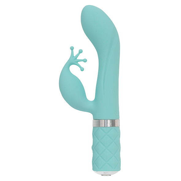 Pillow Talk Pillow Talk Kinky Rabbit & G Spot Vibrator Teal - Wibrator króliczek ▶️▶️ DYSKRETNIE ▶️ GWARANCJA ▶️ PRZESYŁKA 24h ▶️