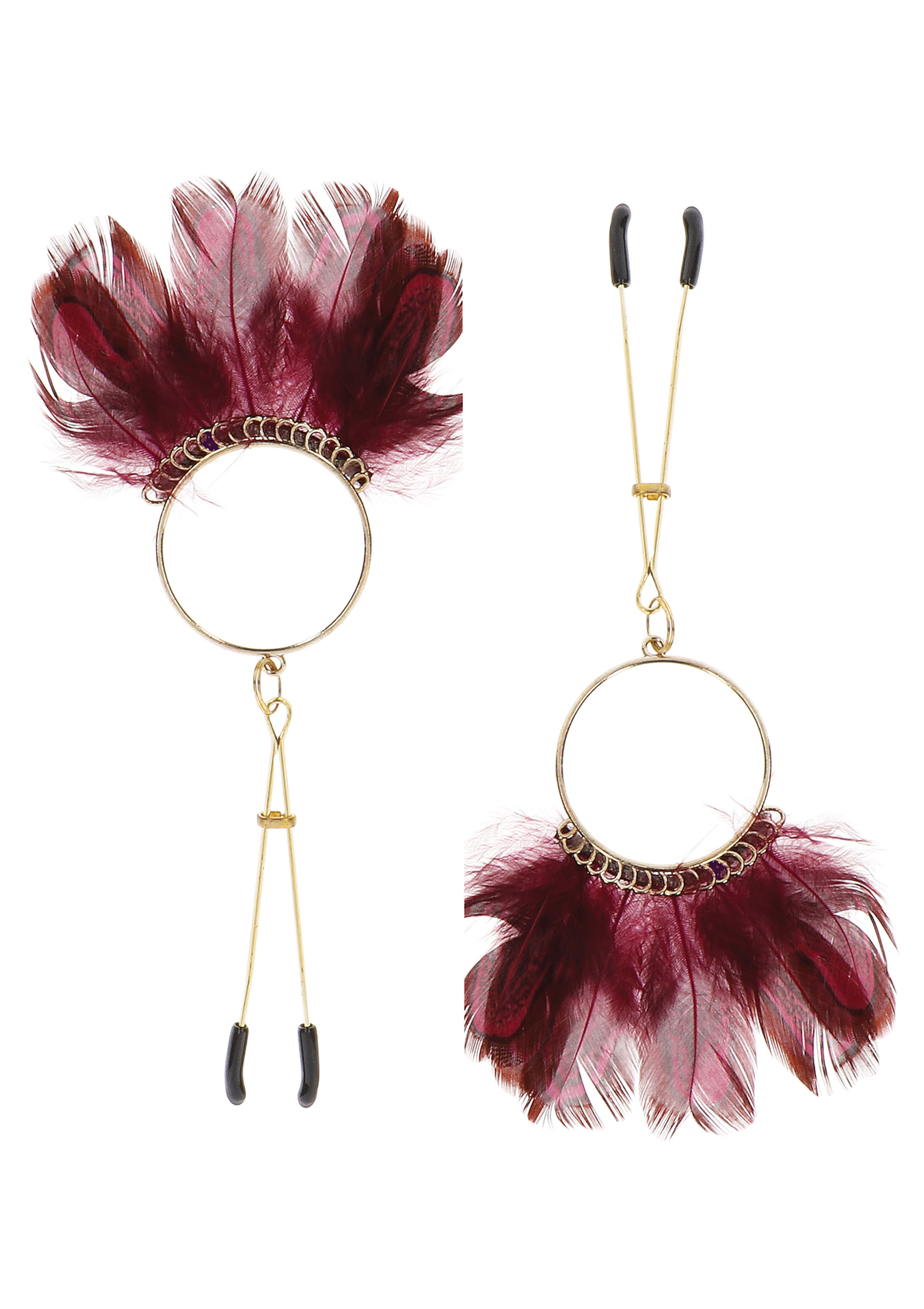 Taboom tweezers with feathers - klipsy na sutki z piórkami ⚫ DARMOWA DOSTAWA od 299zł ⚫ DYSKRETNA PRZESYŁKA 24H Z POLSKI ⚫