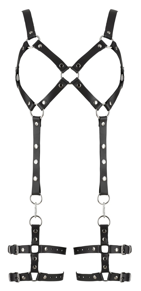 ZADO leder harness - Harness, Czarny Wariant/Rozmiar: S/M ⚫ DARMOWA DOSTAWA od 299zł ⚫ DYSKRETNA PRZESYŁKA 24H Z POLSKI ⚫