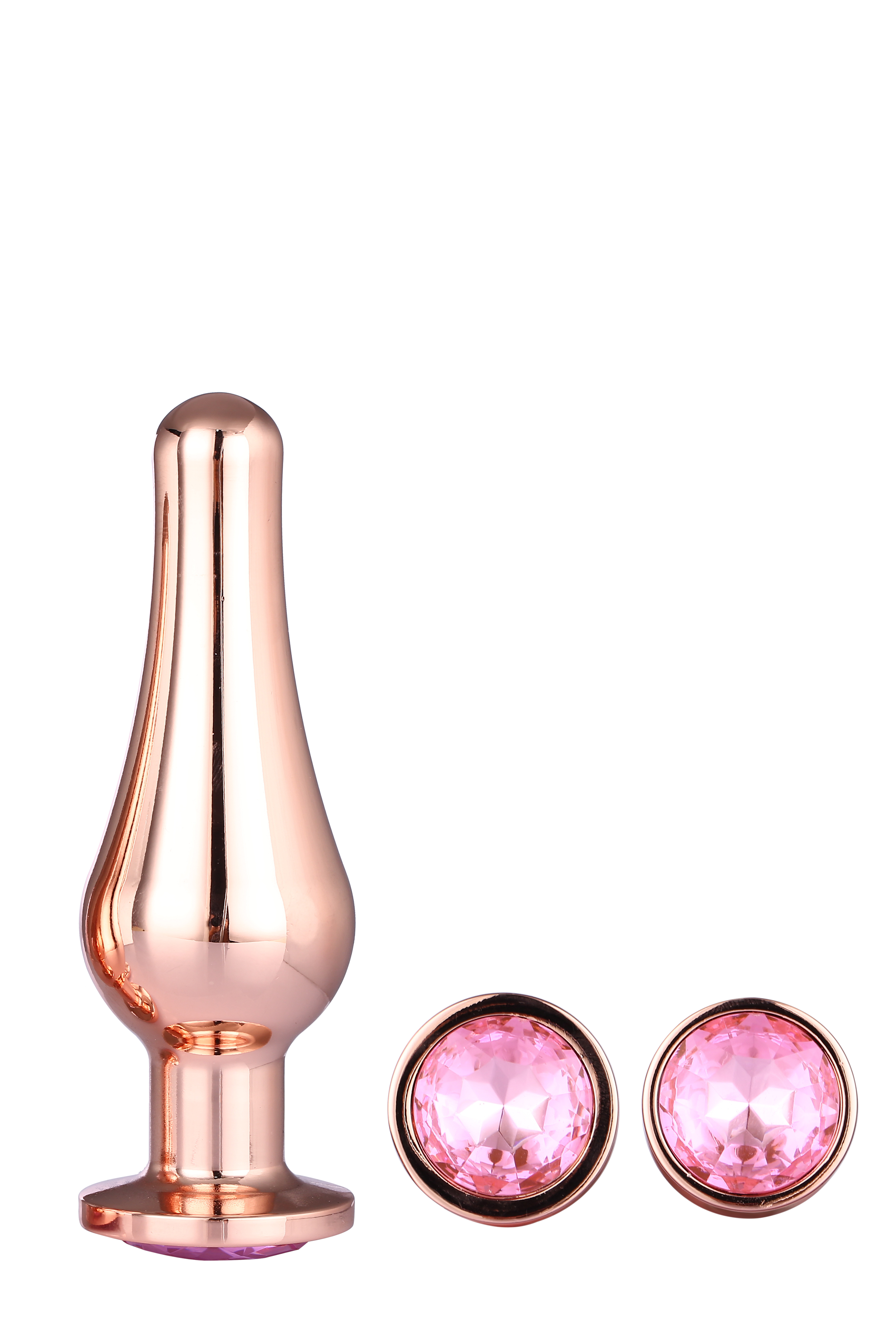 Dream Toys Gleaming Love Pleasure Set Rose Gold - Zestaw korków analnych z diamentem Złoty ▶️▶️ DYSKRETNIE ▶️ GWARANCJA ▶️ PRZESYŁKA 24h ▶️