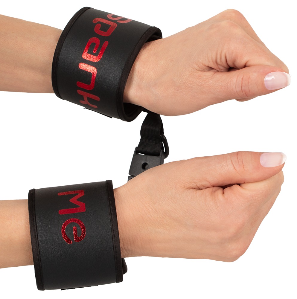 Bad Kitty bad kitty cuffs spank me - Kajdanki materiałowe 