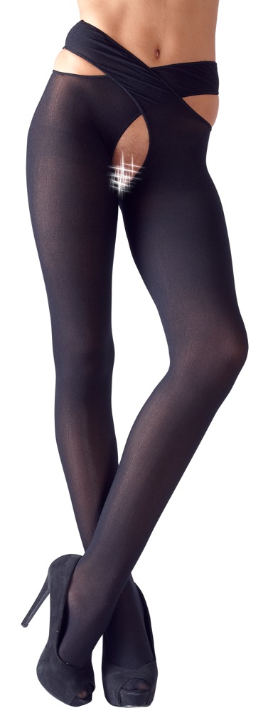 Cotelli stockings black - Pończochy, Czarny Wariant/Rozmiar: S/M ▶️▶️ DYSKRETNIE ▶️ GWARANCJA ▶️ PRZESYŁKA 24h ▶️