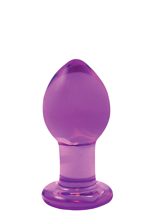 NS Novelties crystal medium purple - Szklany korek analny, Fioletowy ▶️▶️ DYSKRETNIE ▶️ GWARANCJA ▶️ PRZESYŁKA 24h ▶️