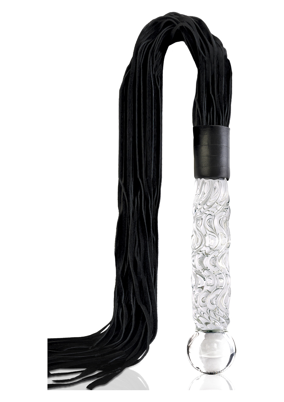Icicles no 38 - glass whip - Pejcz z szklanym dildo ▶️▶️ DYSKRETNIE ▶️ GWARANCJA ▶️ PRZESYŁKA 24h ▶️