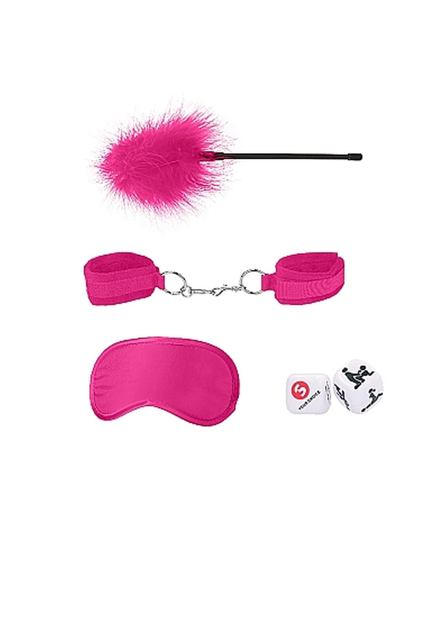 Ouch! introductory bondage kit #2 - pink - Zestaw BDSM ▶️▶️ DYSKRETNIE ▶️ GWARANCJA ▶️ PRZESYŁKA 24h ▶️
