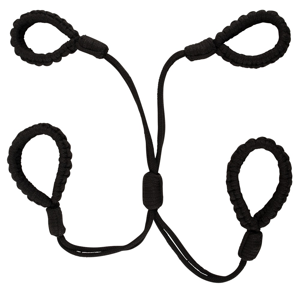 Bad Kitty bk handcuffs 1 - Podwójne kajdanki z liny ▶️▶️ DYSKRETNIE ▶️ GWARANCJA ▶️ PRZESYŁKA 24h ▶️