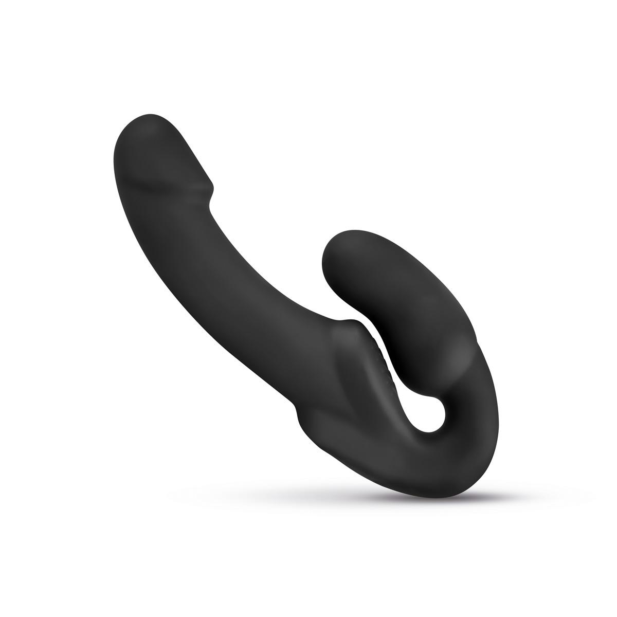 No-Parts Morgan Strapless Strap-On Dildo - 22 Cm - Black - Wibrujące dildo Strap-on ▶️▶️ DYSKRETNIE ▶️ GWARANCJA ▶️ PRZESYŁKA 24h ▶️