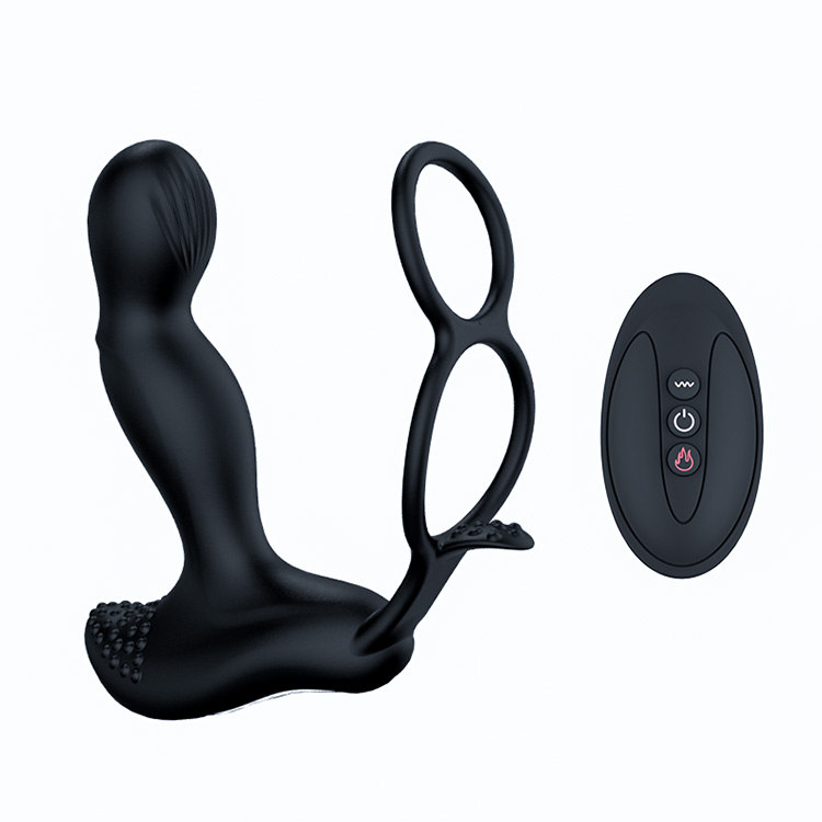 Boss Series Silicone Massager 7 - Wibrujący masażer prostaty z pierścieniem erekcyjnym ▶️▶️ DYSKRETNIE ▶️ GWARANCJA ▶️ PRZESYŁKA 24h ▶️