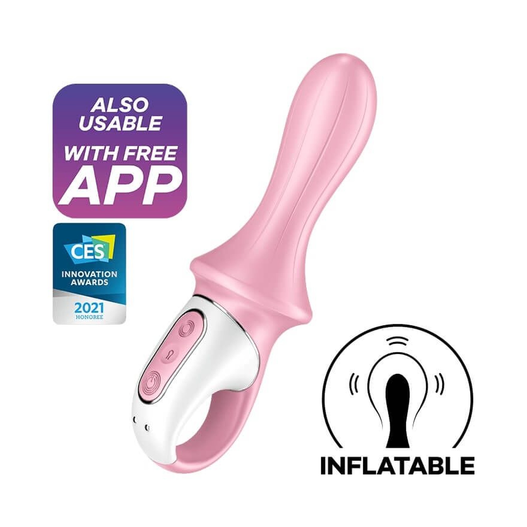 Satisfyer air pump booty 5 connect app red - Wibrator analny z opcją napompowania ▶️▶️ DYSKRETNIE ▶️ GWARANCJA ▶️ PRZESYŁKA 24h ▶️