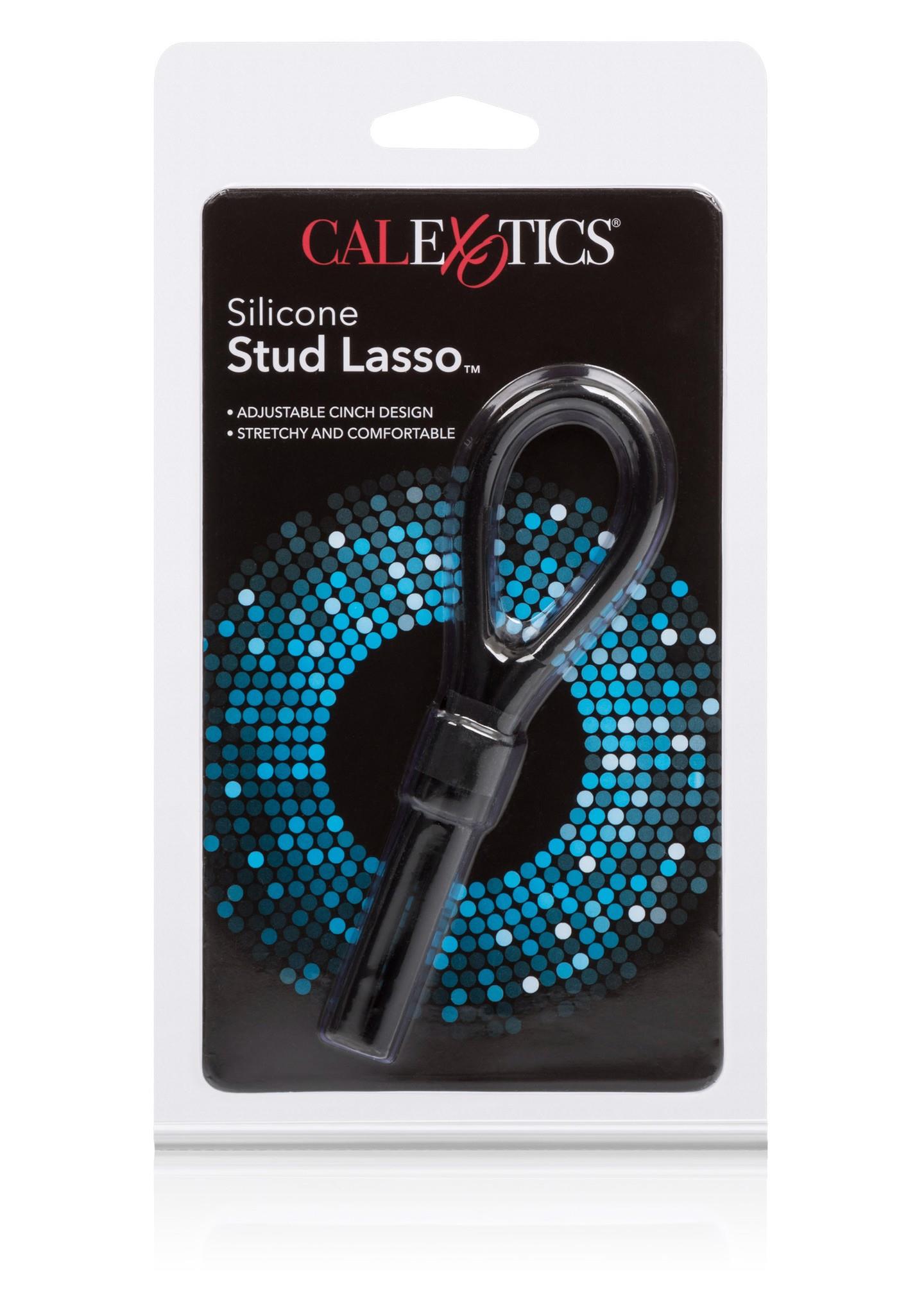 CalExotics Silicone Stud Lasso Black - Lasso na penisa ▶️▶️ DYSKRETNIE ▶️ GWARANCJA ▶️ PRZESYŁKA 24h ▶️