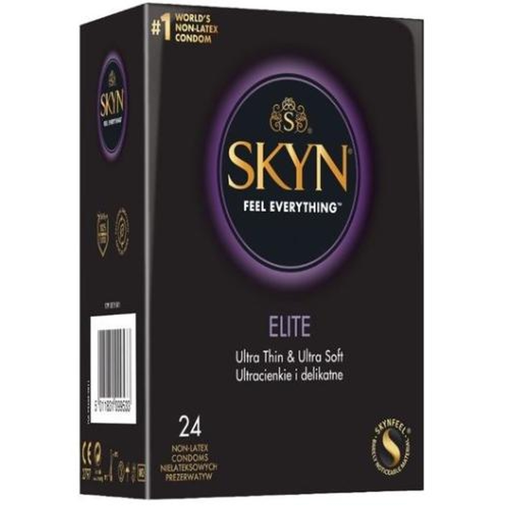 SKYN skyn elite box 24 - Prezerwatywy 24 szt ⚫ DARMOWA DOSTAWA od 299zł ⚫ DYSKRETNA PRZESYŁKA 24H Z POLSKI ⚫