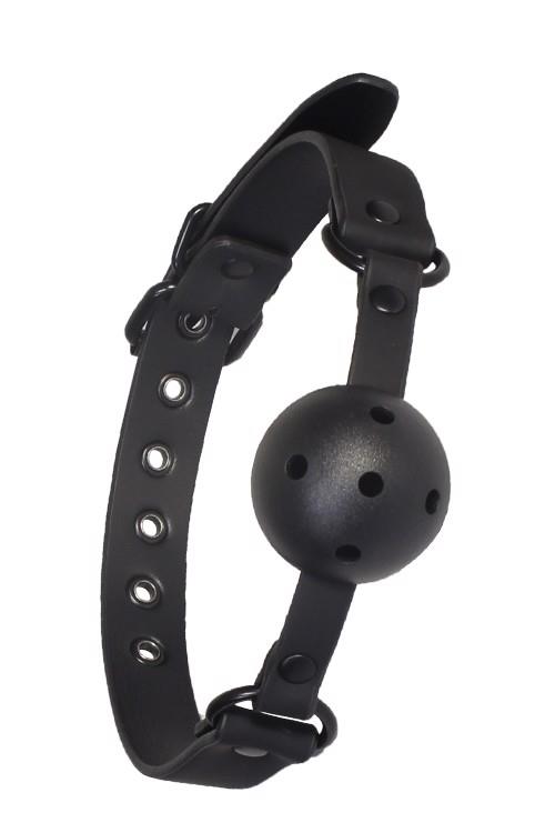 Blaze Ball Gag Black - Knebel z kulką, Czarny ▶️▶️ DYSKRETNIE ▶️ GWARANCJA ▶️ PRZESYŁKA 24h ▶️