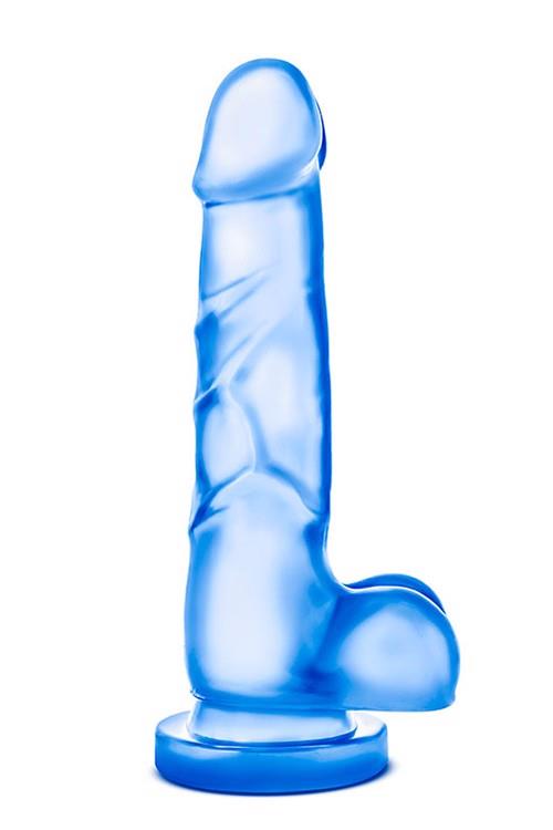 B Yours Sweet N Hard 4 Blue - Dildo klasyczne na przyssawce, Niebieski ▶️▶️ DYSKRETNIE ▶️ GWARANCJA ▶️ PRZESYŁKA 24h ▶️