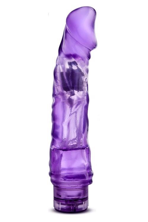 B Yours Vibe 6 Purple - Wibrujące dildo, Fioletowy ▶️▶️ DYSKRETNIE ▶️ GWARANCJA ▶️ PRZESYŁKA 24h ▶️