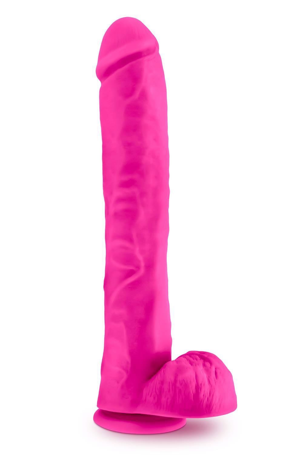 Au Naturel Bold Daddy 14' Pink - Dildo klasyczne na przyssawce ⚫ DARMOWA DOSTAWA od 299zł ⚫ DYSKRETNA PRZESYŁKA 24H Z POLSKI ⚫