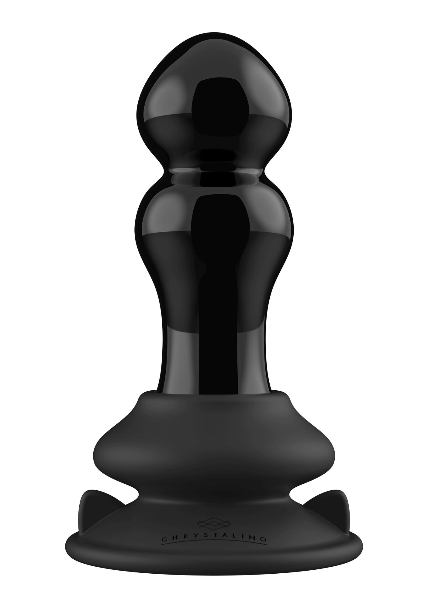 Chrystalino Rimly - Wibrujący korek analny z pilotem i przyssawką ▶️▶️ DYSKRETNIE ▶️ GWARANCJA ▶️ PRZESYŁKA 24h ▶️