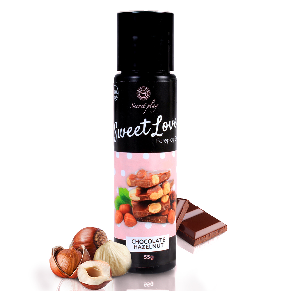 Secret Play chocolate hazelnut gel - 60 ml - Kremowy żel o smaku orzechowym ▶️▶️ DYSKRETNIE ▶️ GWARANCJA ▶️ PRZESYŁKA 24h ▶️