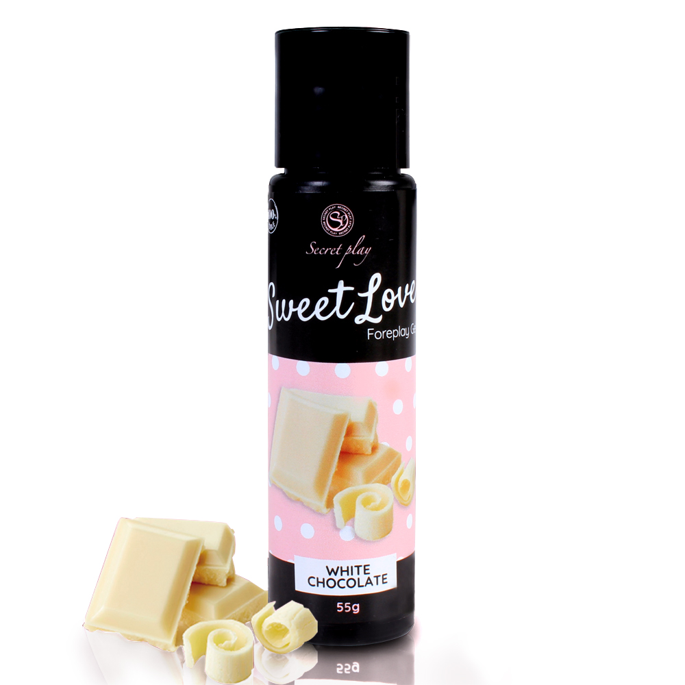 Secret Play white chocolate gel - 60 ml - Kremowy żel o smaku czekoladowym ▶️▶️ DYSKRETNIE ▶️ GWARANCJA ▶️ PRZESYŁKA 24h ▶️