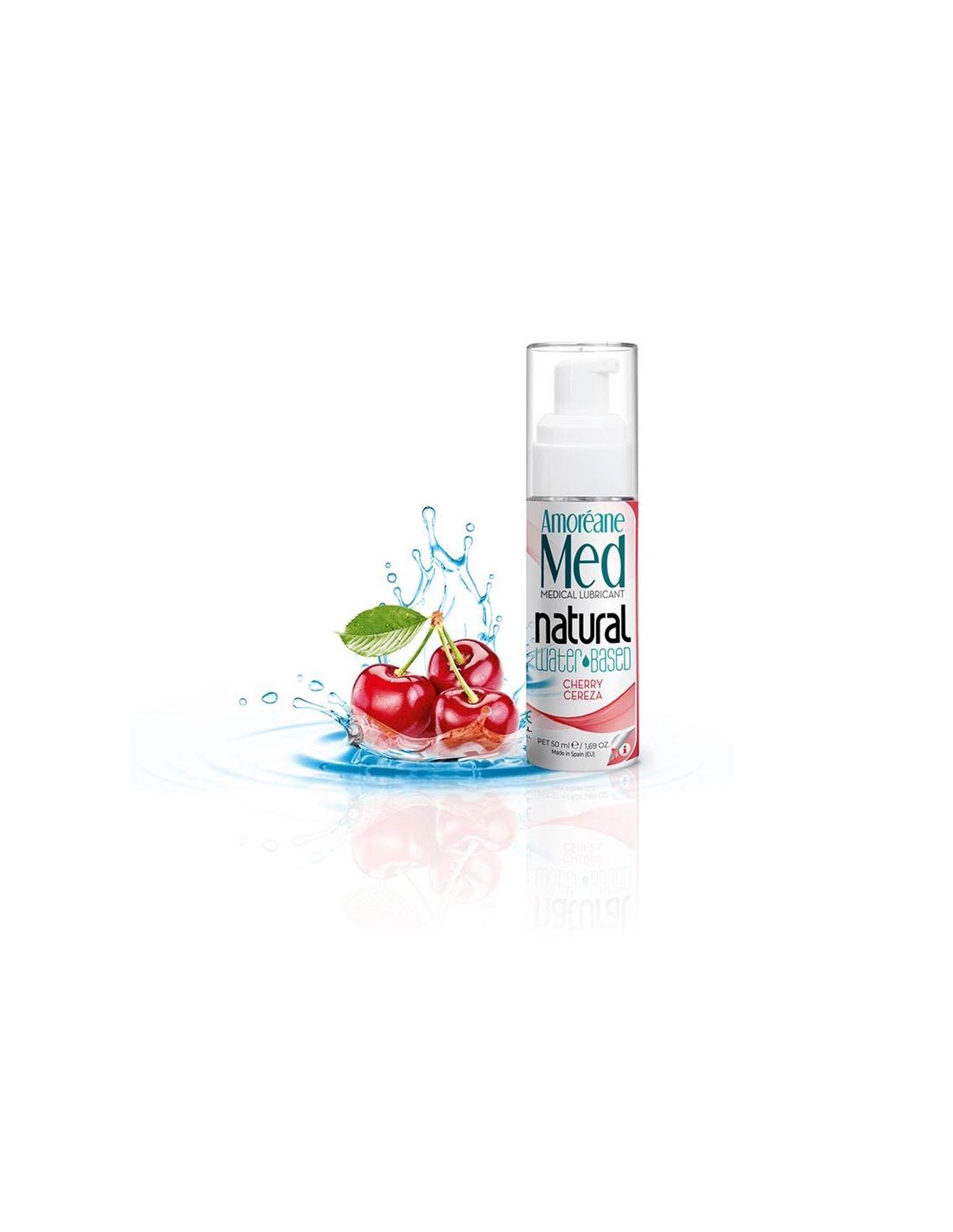 Amoreane Cherry With Phytoplankton 50Ml - Przeciwzapalny Lubrykant na bazie wody wiśniowy ▶️▶️ DYSKRETNIE ▶️ GWARANCJA ▶️ PRZESYŁKA 24h ▶️