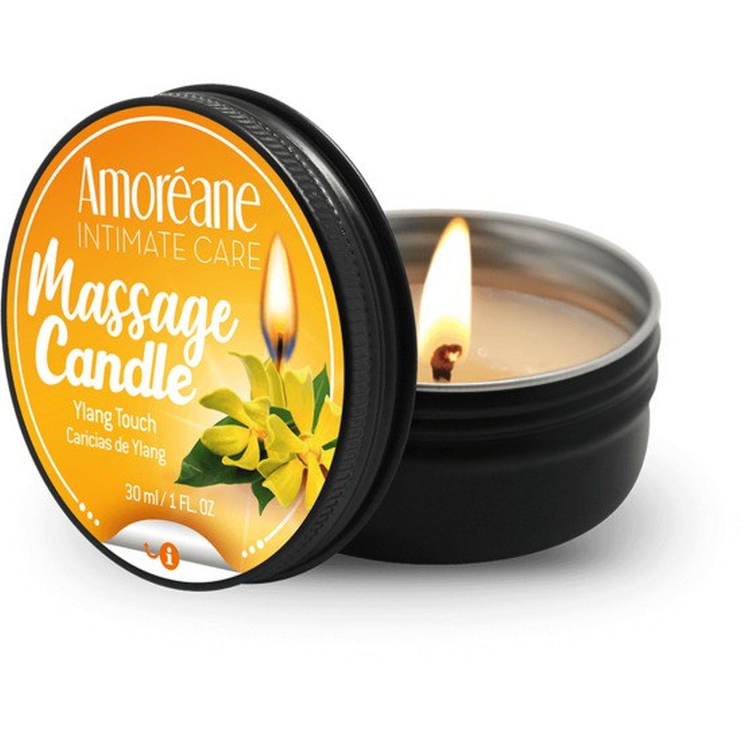 Amoreane Massage Candle Ylang Touch (30Ml) - Świeca do masażu ⚫ DARMOWA DOSTAWA od 299zł ⚫ DYSKRETNA PRZESYŁKA 24H Z POLSKI ⚫