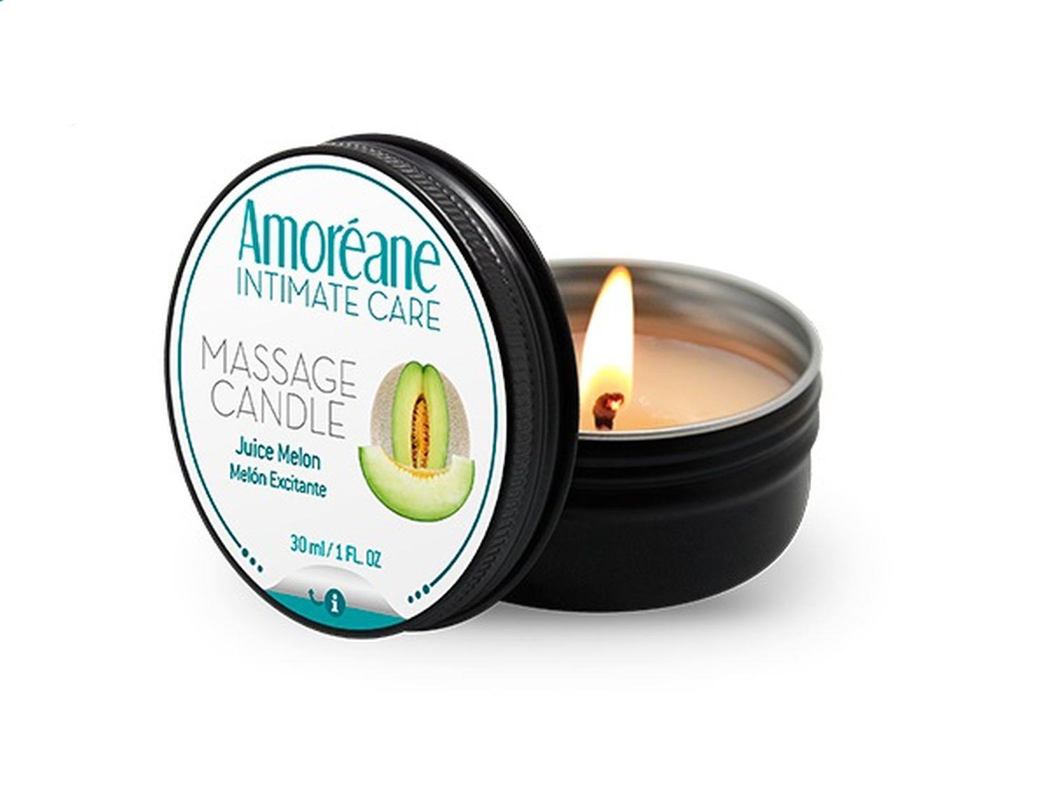 Amoreane Massage Candle Juicy Melon (30Ml) - Świeca do masażu ⚫ DARMOWA DOSTAWA od 299zł ⚫ DYSKRETNA PRZESYŁKA 24H Z POLSKI ⚫