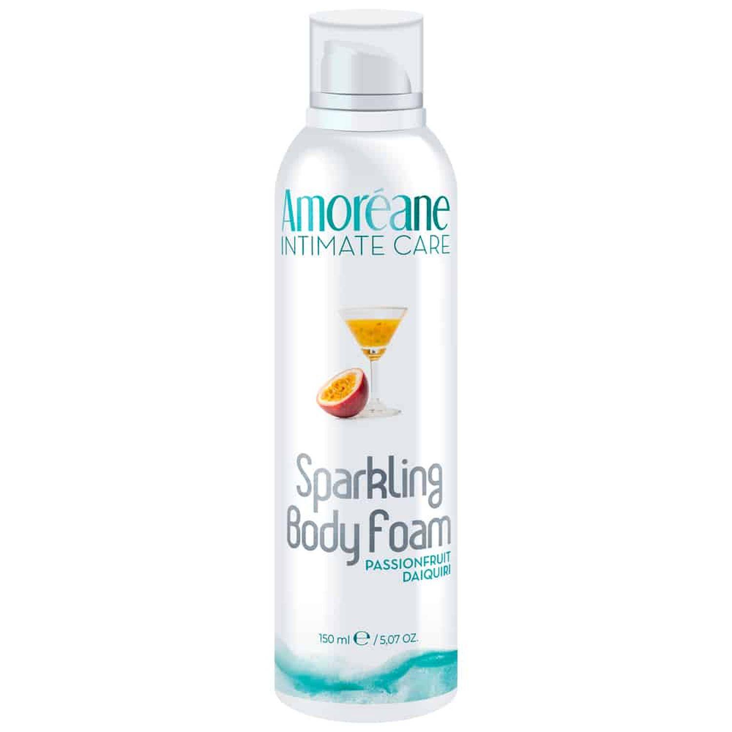 Amoreane Sparkling Body Foam Passionfruit Daquiri (150Ml) - Błyszcząca mgiełka do ciała ▶️▶️ DYSKRETNIE ▶️ GWARANCJA ▶️ PRZESYŁKA 24h ▶️