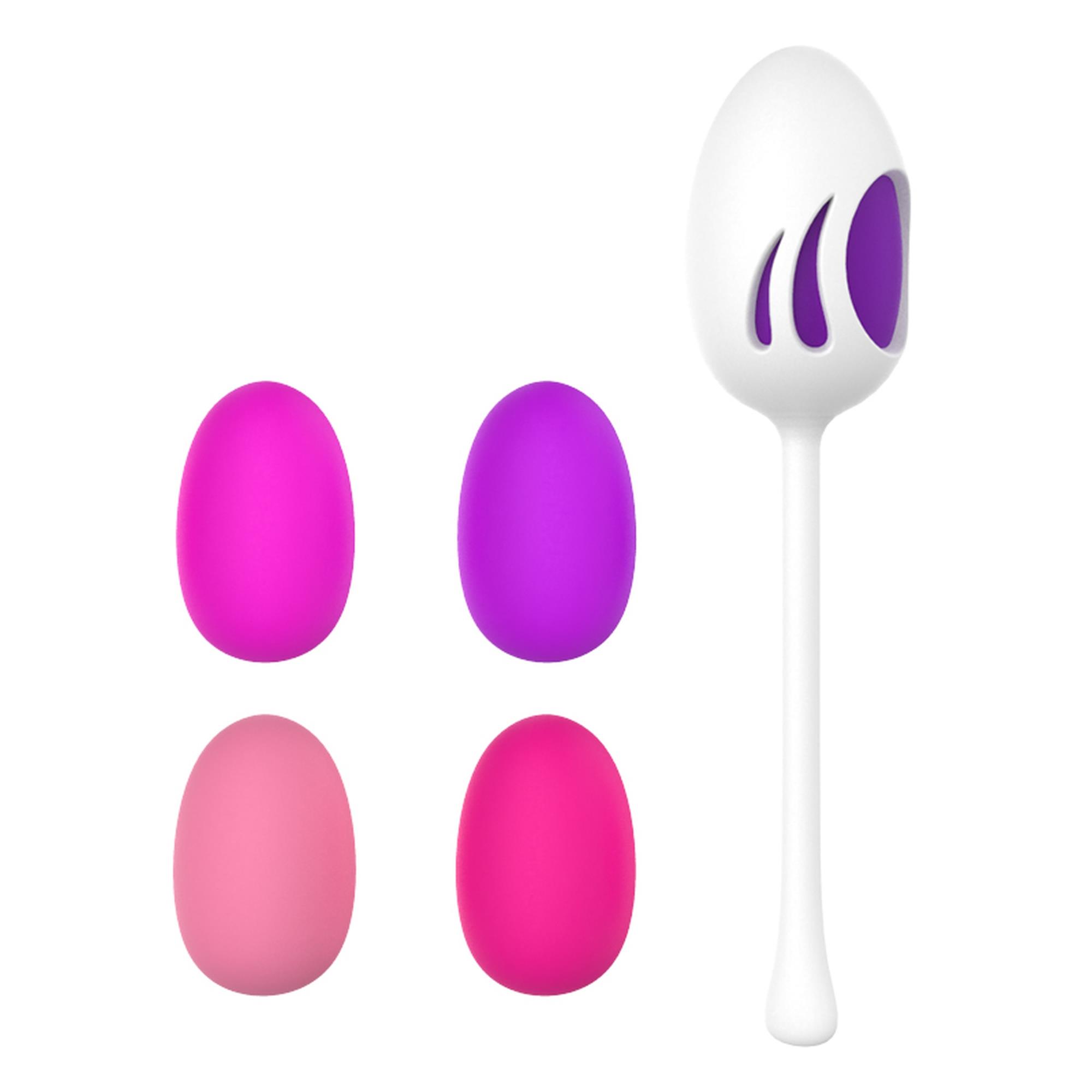 Boss Series Joy Kegel Ball Pink Purple - Kulki gejszy ▶️▶️ DYSKRETNIE ▶️ GWARANCJA ▶️ PRZESYŁKA 24h ▶️
