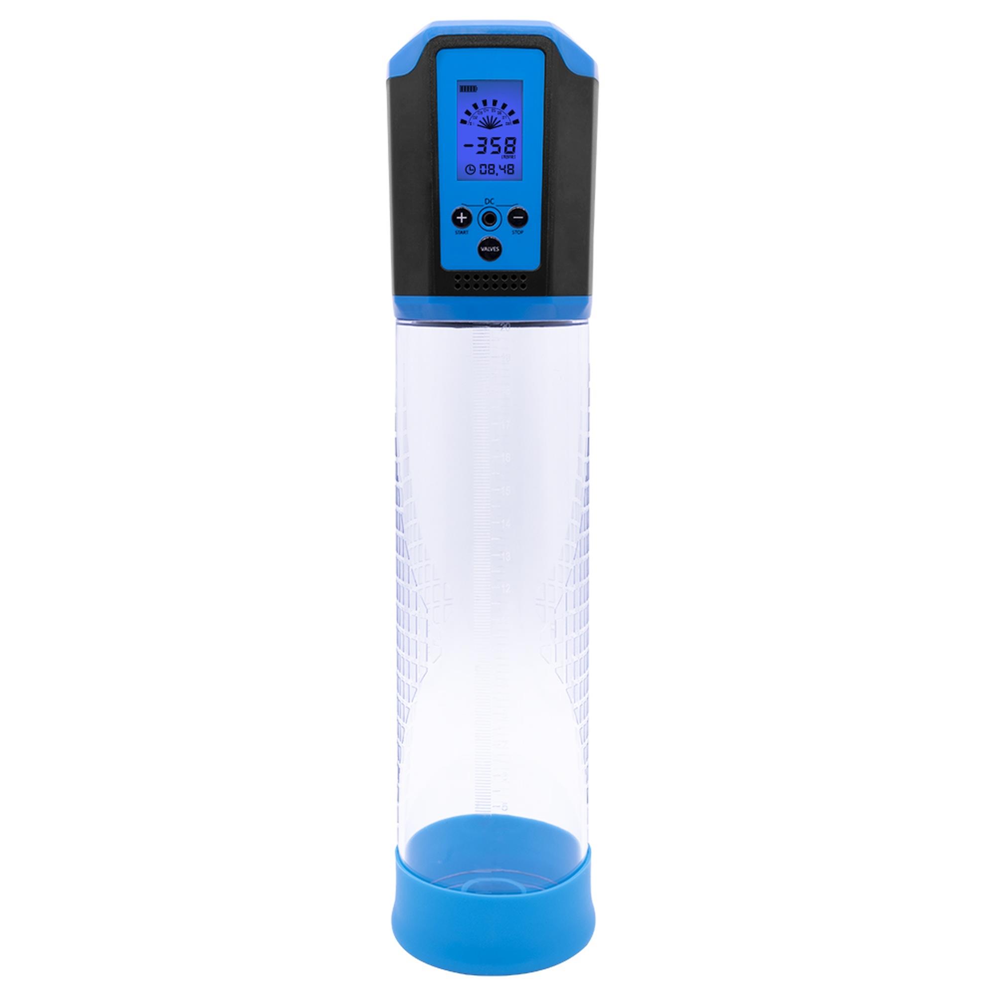 Boss Series Power Passion Pump 5 - Pompka do penisa automatyczna, Niebieski ▶️▶️ DYSKRETNIE ▶️ GWARANCJA ▶️ PRZESYŁKA 24h ▶️