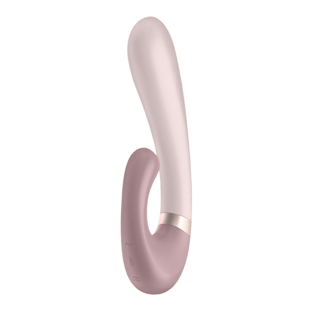 Satisfyer heat wave connect app (mauve) - Wibrator króliczek z opcją podgrzewania, Fioletowy ▶️▶️ DYSKRETNIE ▶️ GWARANCJA ▶️ PRZESYŁKA 24h ▶️