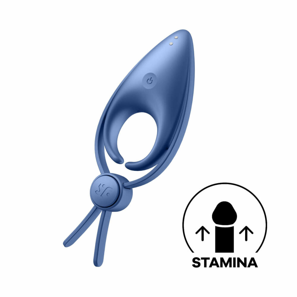 Satisfyer sniper (blue) - Wibrujący pierścień erekcyjny z regulacją, Niebieski ▶️▶️ DYSKRETNIE ▶️ GWARANCJA ▶️ PRZESYŁKA 24h ▶️
