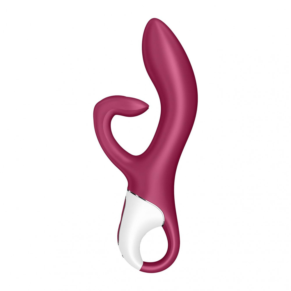 Satisfyer embrace me (berry) - Wibrator króliczek, Różowy ▶️▶️ DYSKRETNIE ▶️ GWARANCJA ▶️ PRZESYŁKA 24h ▶️