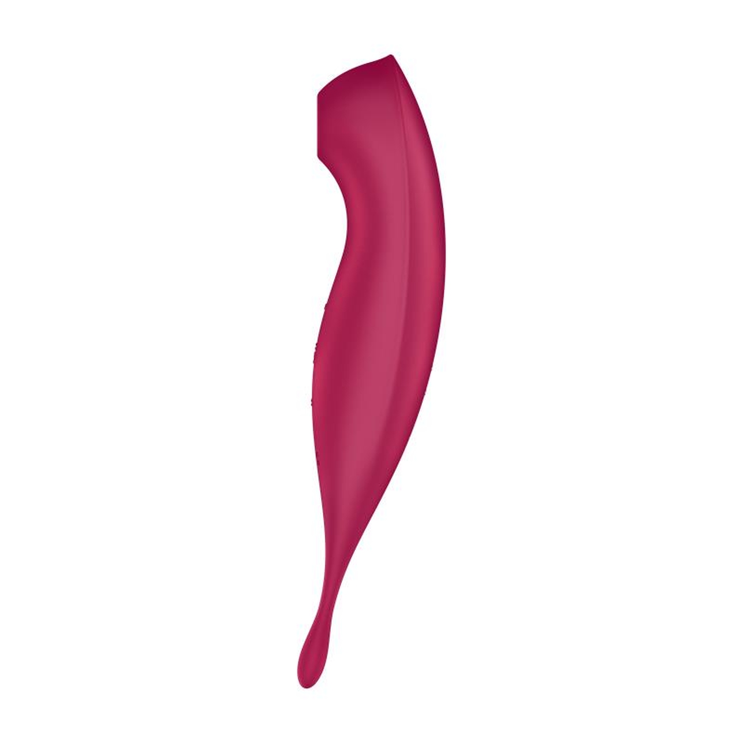 Satisfyer twirling pro connect app dark red - Wibrator punktowy z opcją stymulacji sonicznej, Czerwony