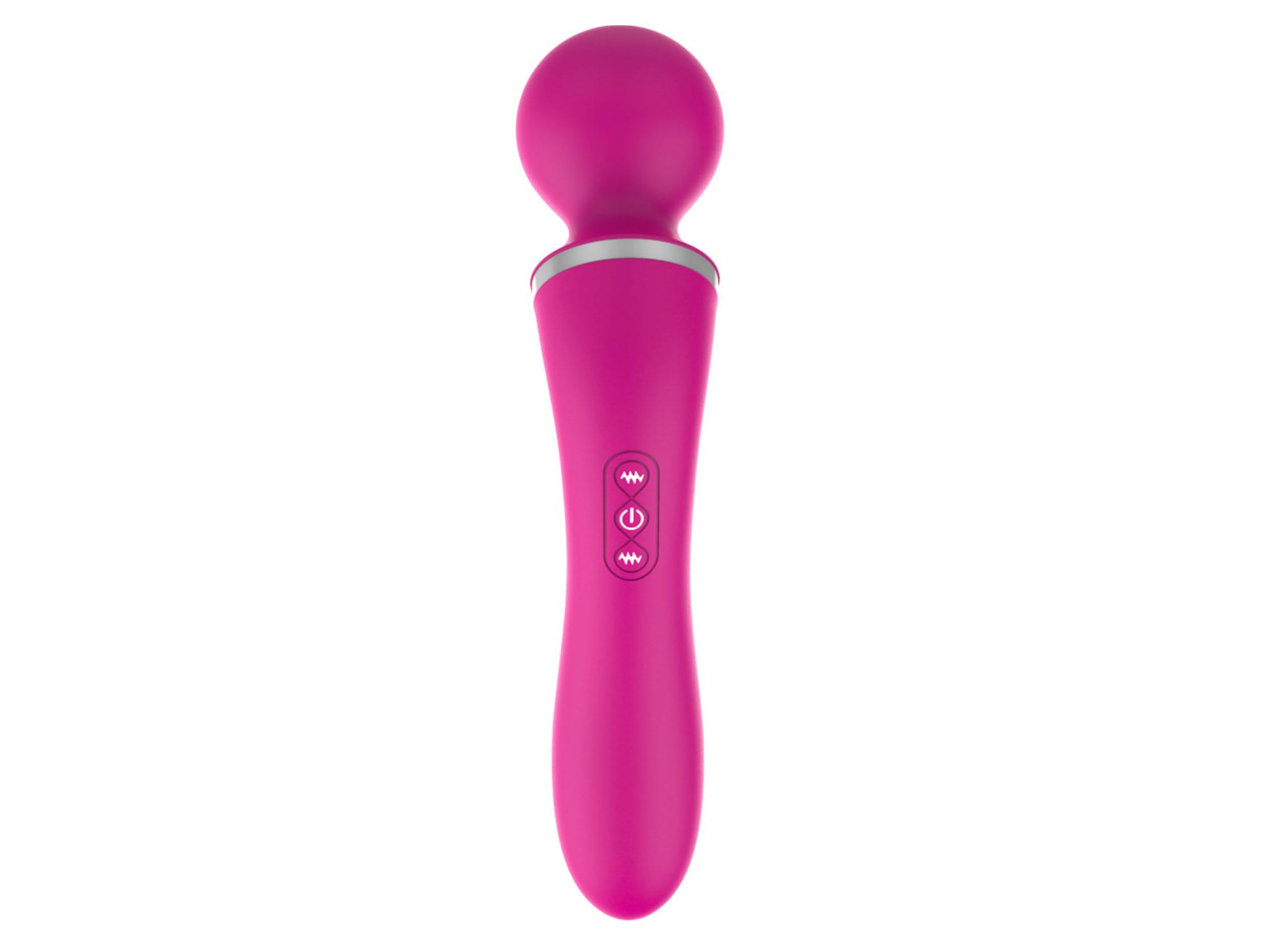 Boss Series Vision Dual Massage 1010 - Wibrator wand z wymienną nakładką ▶️▶️ DYSKRETNIE ▶️ GWARANCJA ▶️ PRZESYŁKA 24h ▶️
