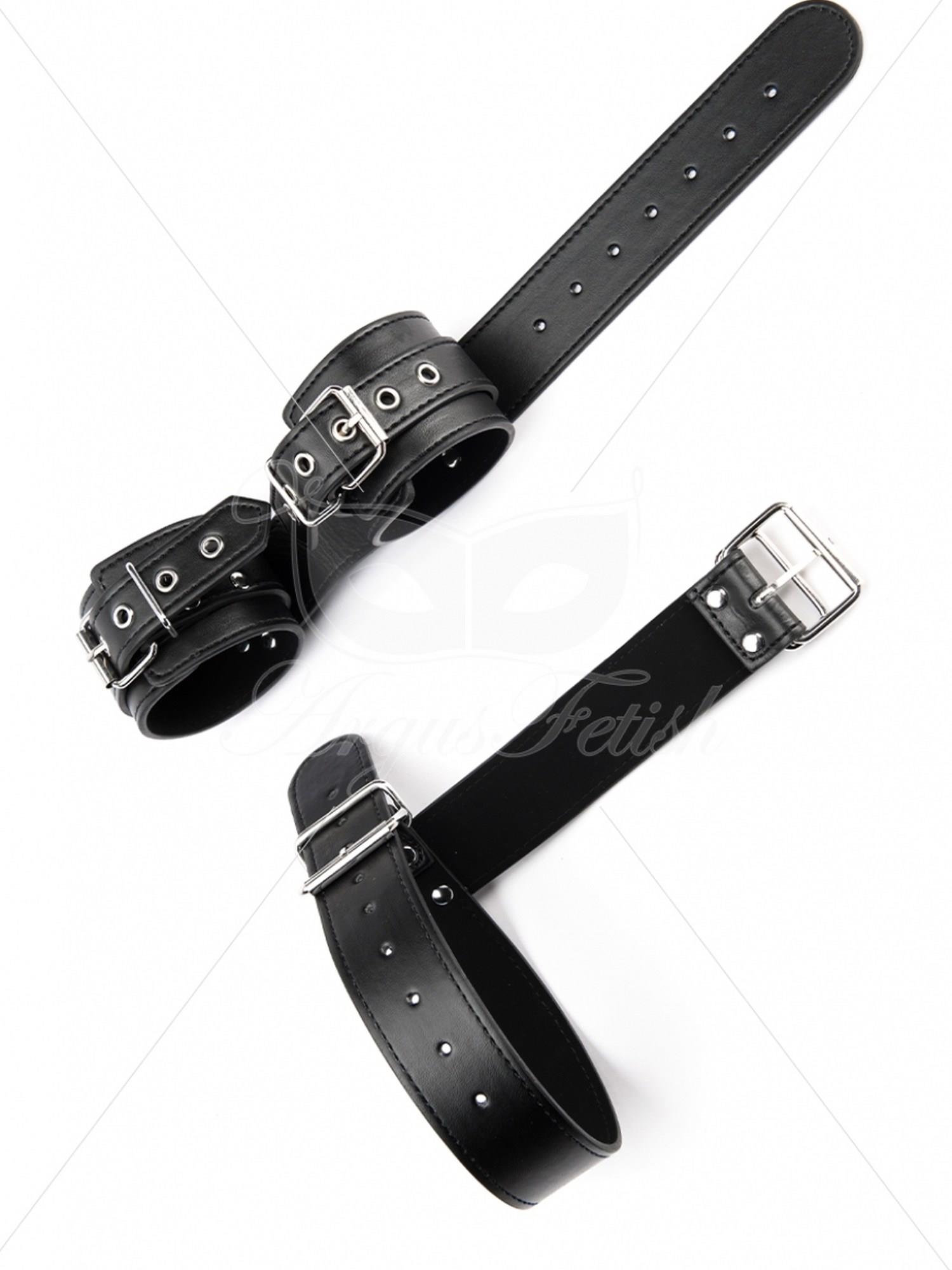 ARGUS Bondage Collar And Wrist Cuffs - System do krępowania ▶️▶️ DYSKRETNIE ▶️ GWARANCJA ▶️ PRZESYŁKA 24h ▶️