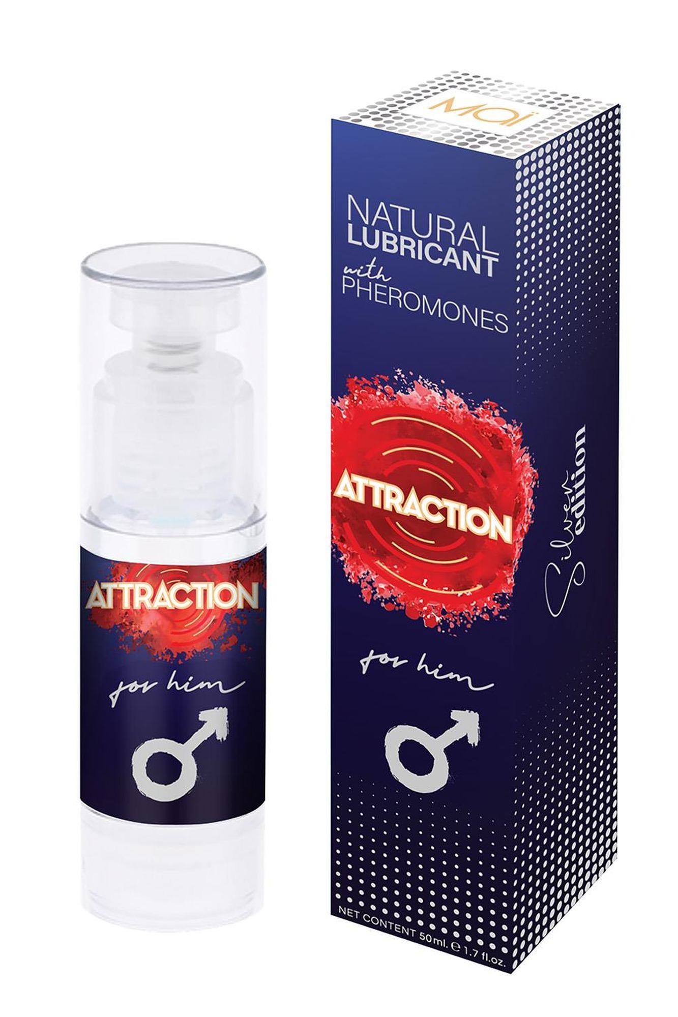 Attraction Lubricant With Pheromones For Him 50 Ml - Lubrykant z feromonami dla Niego ▶️▶️ DYSKRETNIE ▶️ GWARANCJA ▶️ PRZESYŁKA 24h ▶️