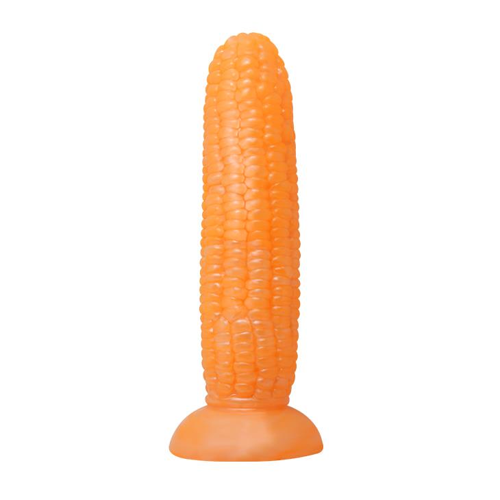 Baile Passionate Fruit Suction Base - Dildo w kształcie kolby kukurydzy ⚫ DARMOWA DOSTAWA od 299zł ⚫ DYSKRETNA PRZESYŁKA 24H Z POLSKI ⚫