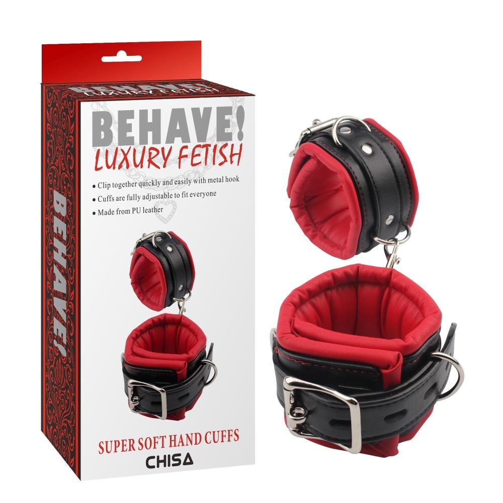 Behave Super Soft Hand Cuffs - Kajdanki na ręce ▶️▶️ DYSKRETNIE ▶️ GWARANCJA ▶️ PRZESYŁKA 24h ▶️