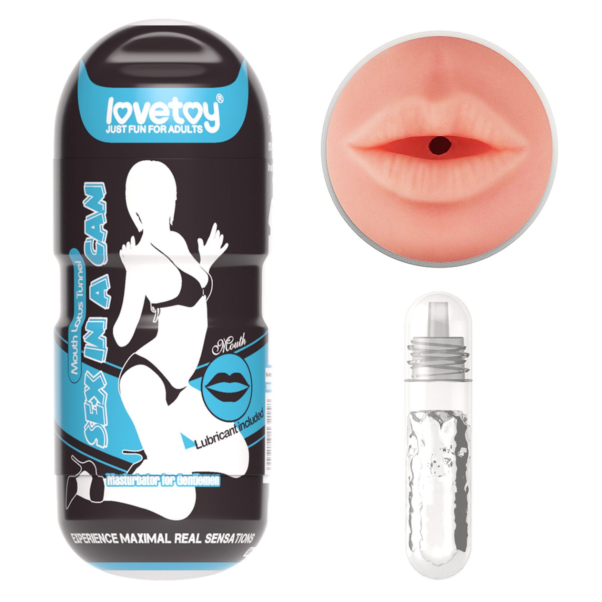 Lovetoy Sex In A Can Mouth Stamina Tunnel - Masturbator klasyczny ▶️▶️ DYSKRETNIE ▶️ GWARANCJA ▶️ PRZESYŁKA 24h ▶️