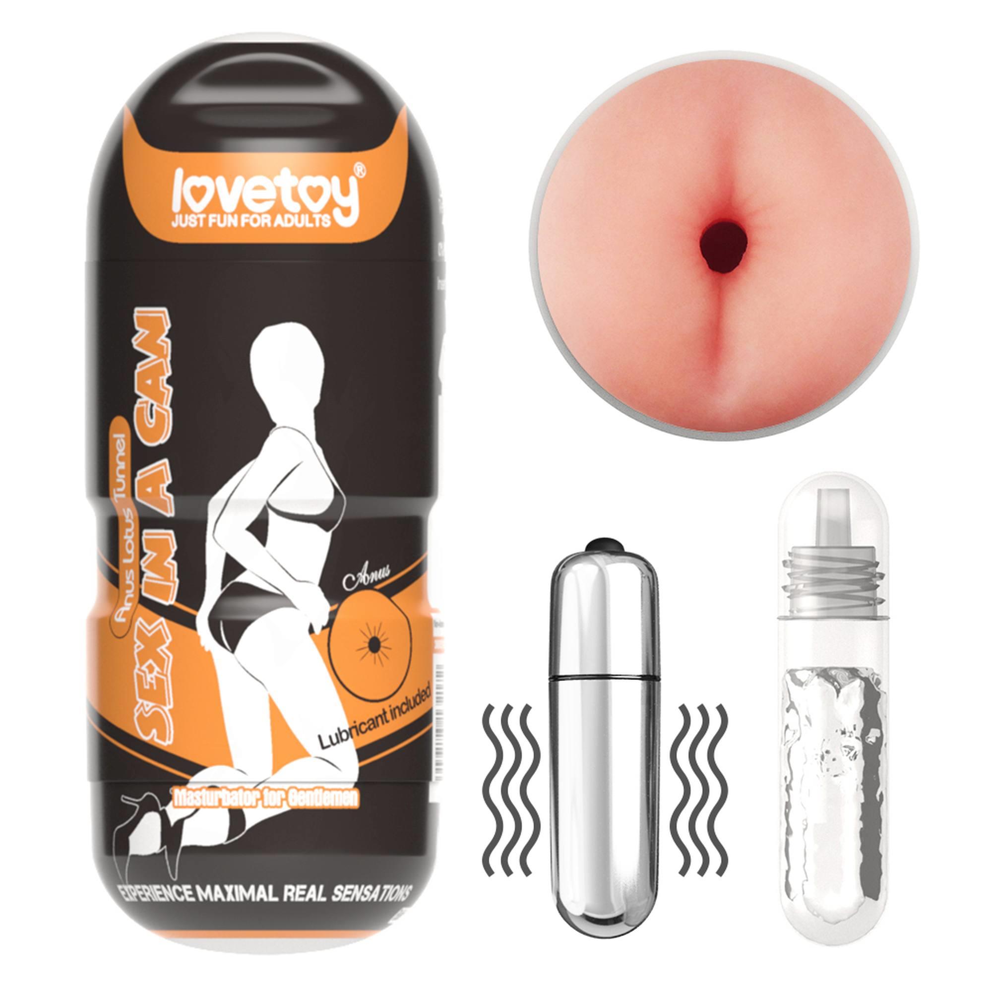Lovetoy Sex In A Can Anus Lotus Tunnel Vibrating - Masturbator wibrujący ⚫ DARMOWA DOSTAWA od 299zł ⚫ DYSKRETNA PRZESYŁKA 24H Z POLSKI ⚫