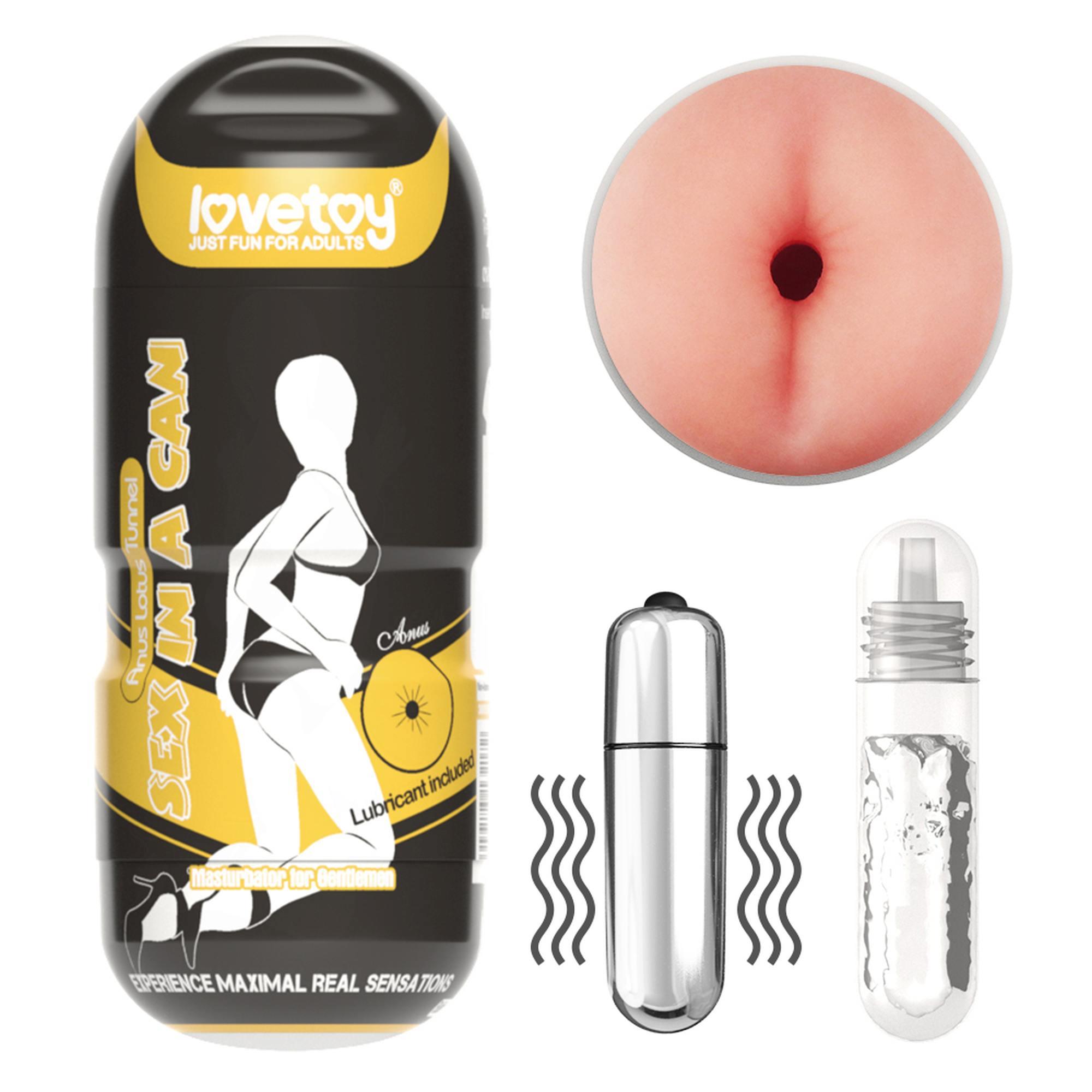 Lovetoy Sex In A Can Anus Stamina Tunnel Vibrating - Masturbator wibrujący ⚫ DARMOWA DOSTAWA od 299zł ⚫ DYSKRETNA PRZESYŁKA 24H Z POLSKI ⚫