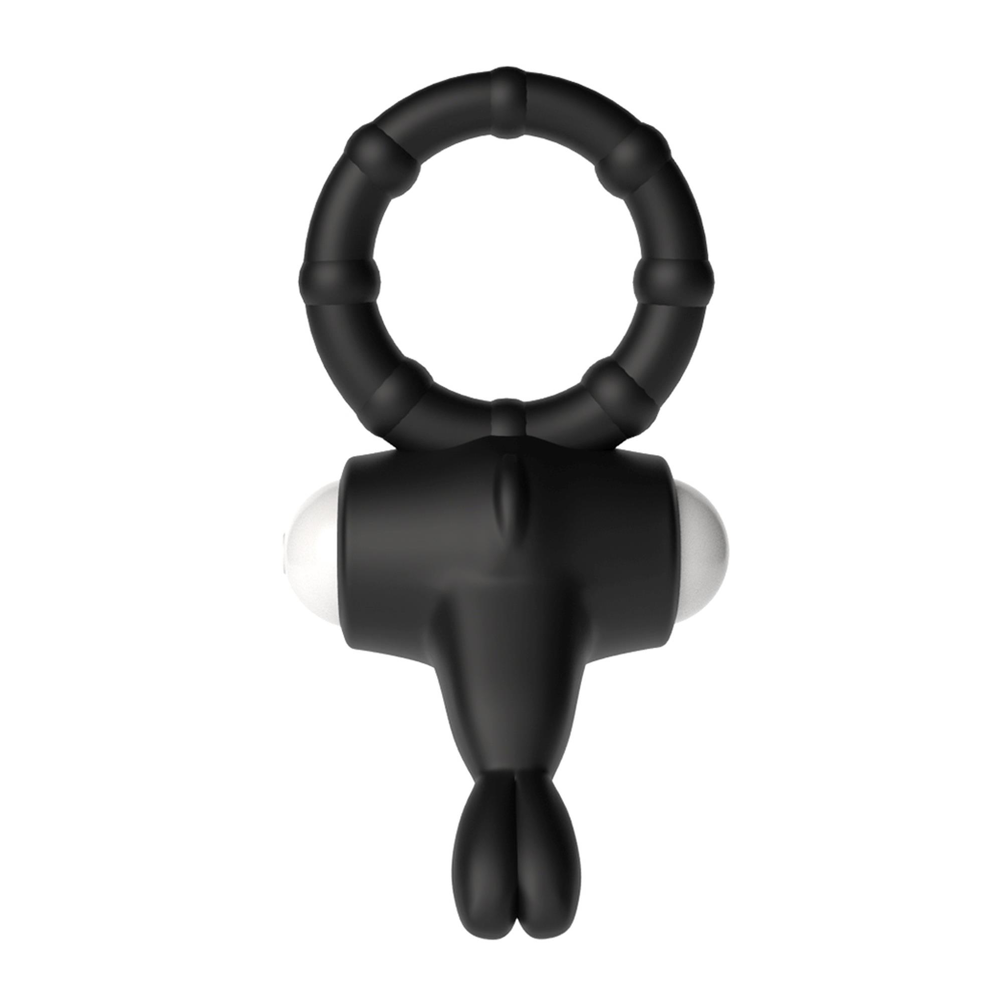 Lovetoy Power Clit Silicone Cockring Black 3 - Wibrujący pierścień erekcyjny ⚫ DARMOWA DOSTAWA od 299zł ⚫ DYSKRETNA PRZESYŁKA 24H Z POLSKI ⚫
