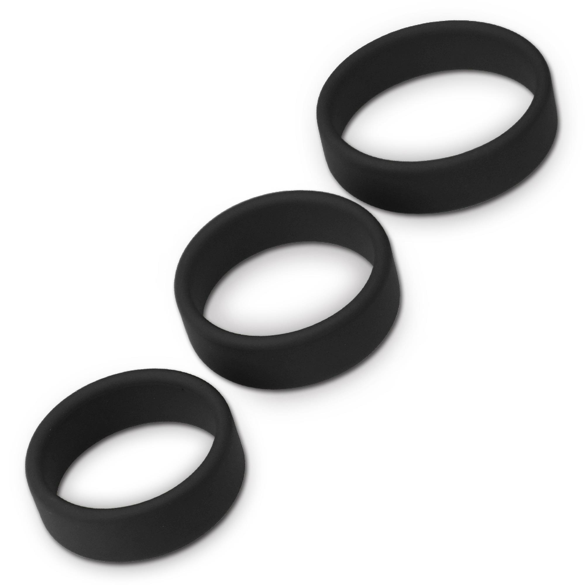 Lovetoy Power Plus Soft Silicone Pro Ring - Zestaw elastycznych pierścieni na penisa ⚫ DARMOWA DOSTAWA od 299zł ⚫ DYSKRETNA PRZESYŁKA 24H Z POLSKI ⚫