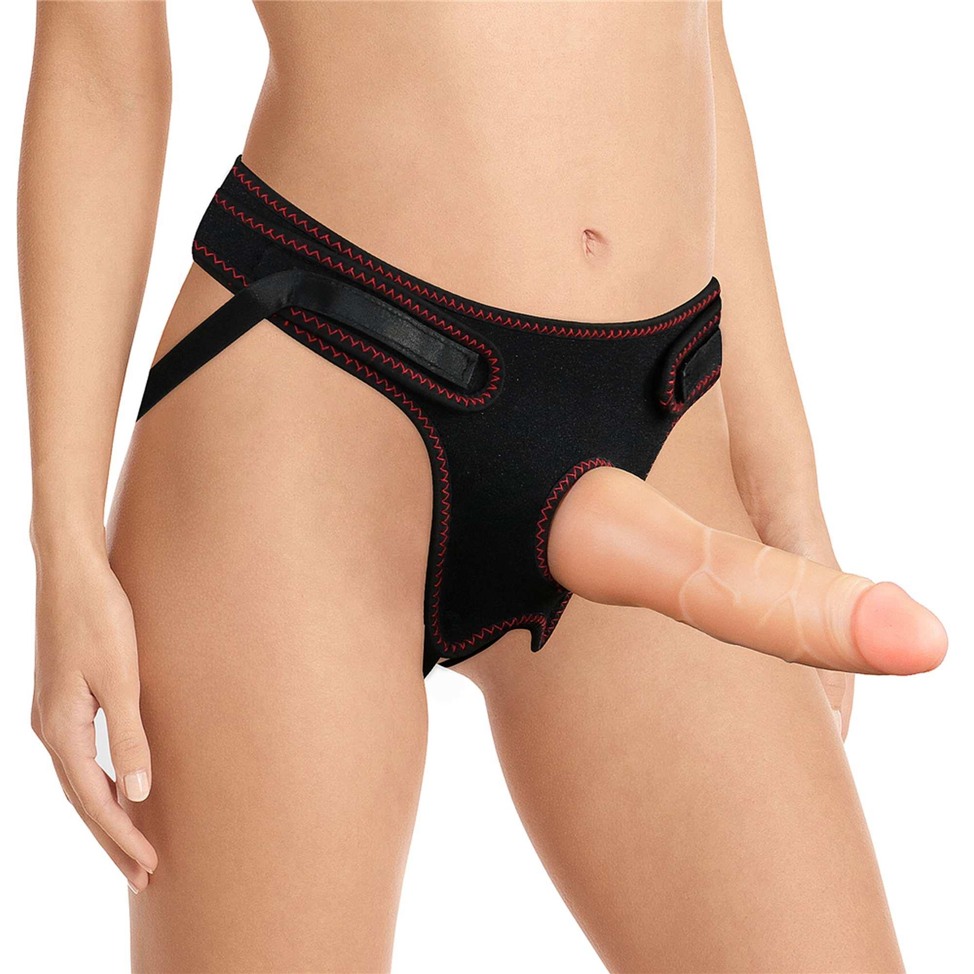 Lovetoy Easy Strapon Set 7.5' - Uprząż strap on z dildo ⚫ DARMOWA DOSTAWA od 299zł ⚫ DYSKRETNA PRZESYŁKA 24H Z POLSKI ⚫