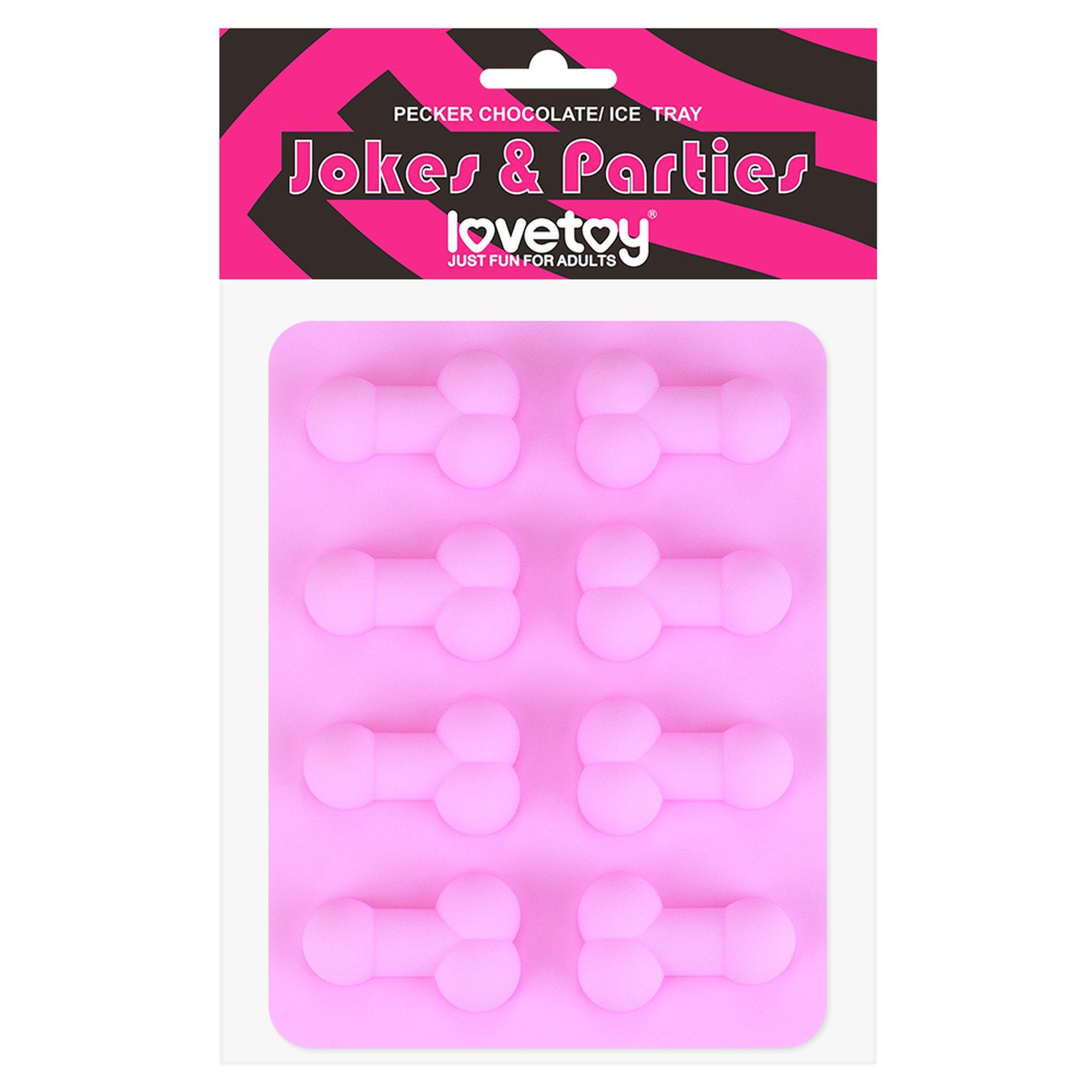 Lovetoy Pecker Chocolate/Ice Tray - forma do kostek lodu lub czekolady ⚫ DARMOWA DOSTAWA od 299zł ⚫ DYSKRETNA PRZESYŁKA 24H Z POLSKI ⚫