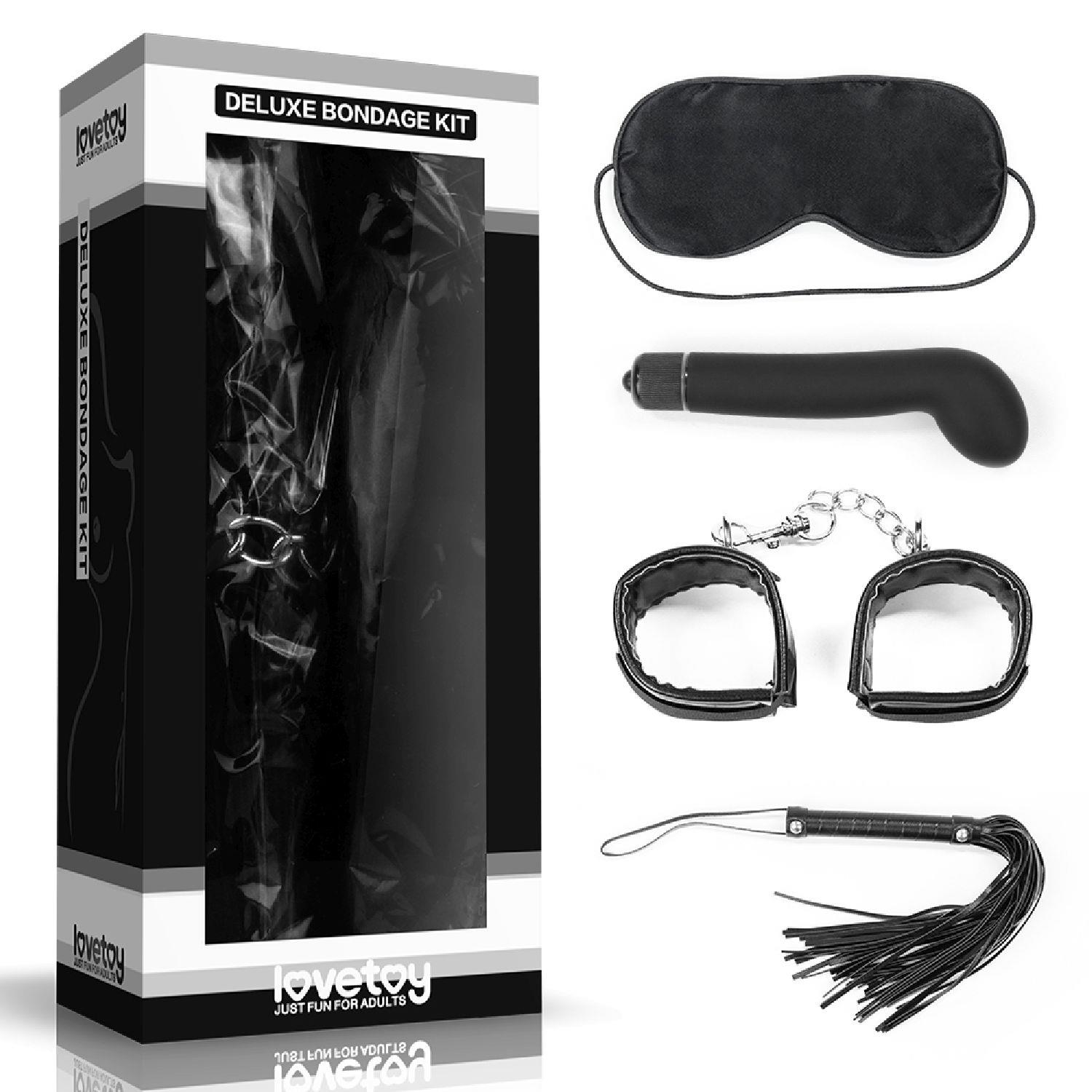 Lovetoy Deluxe Bondage Kit 6 - Zestaw BDSM ⚫ DARMOWA DOSTAWA od 299zł ⚫ DYSKRETNA PRZESYŁKA 24H Z POLSKI ⚫