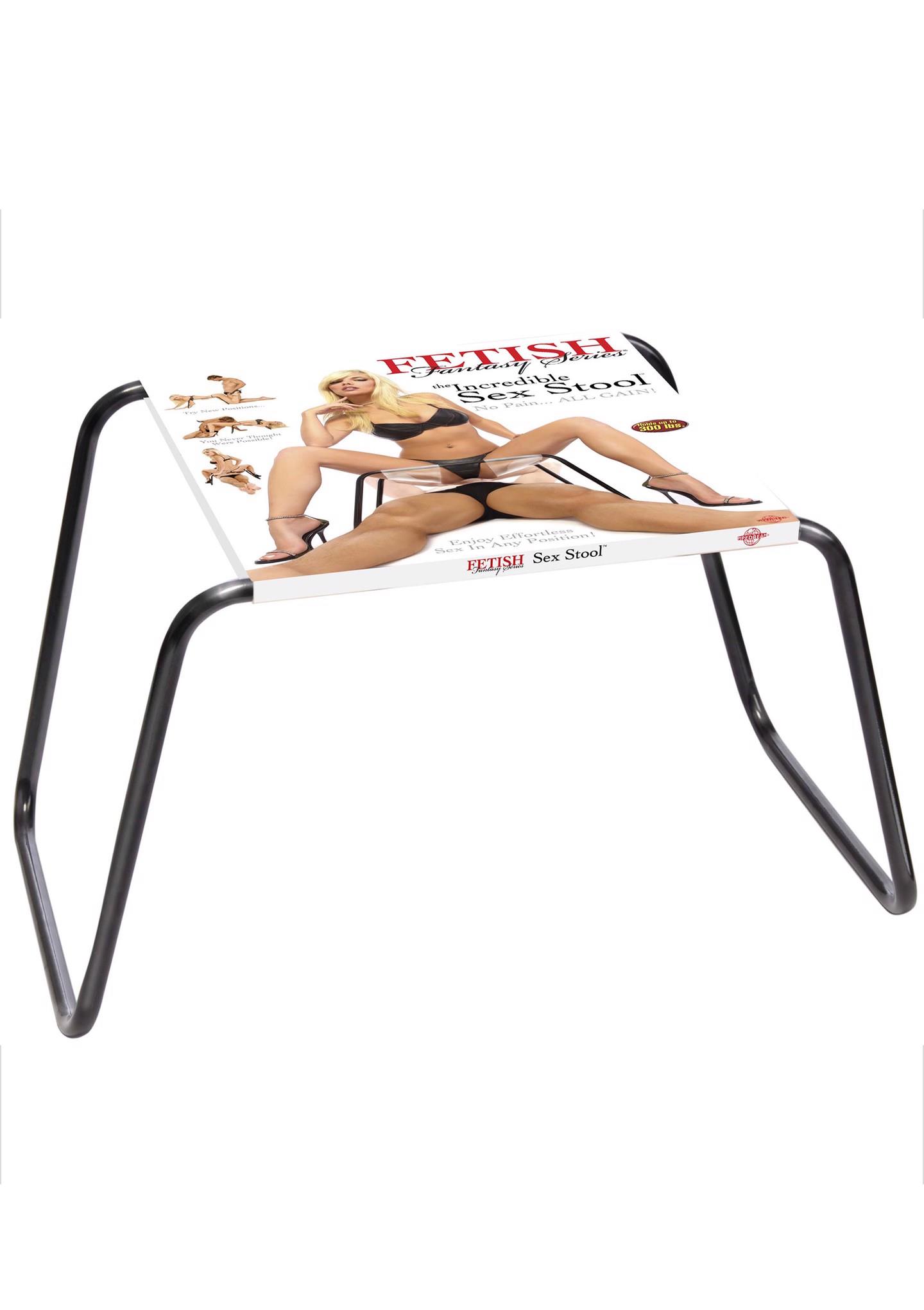 Pipedream The Incredible Sex Stool Black - Krzesło do seksu ▶️▶️ DYSKRETNIE ▶️ GWARANCJA ▶️ PRZESYŁKA 24h ▶️