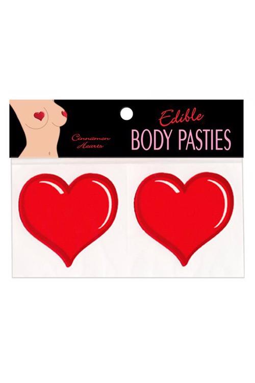 Kheper Games Edible Body Pasties Hearts - Nasutniki ▶️▶️ DYSKRETNIE ▶️ GWARANCJA ▶️ PRZESYŁKA 24h ▶️