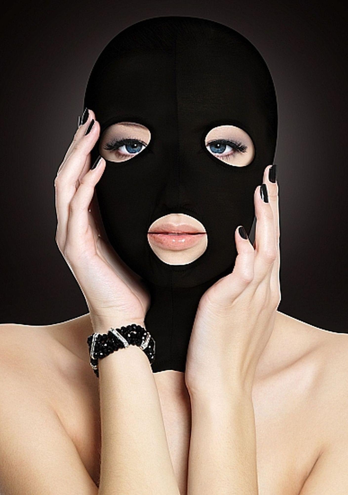 Ouch! Subversion Mask Black - Maska BDSM ⚫ DARMOWA DOSTAWA od 299zł ⚫ DYSKRETNA PRZESYŁKA 24H Z POLSKI ⚫